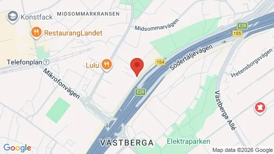 Lägenheter att hyra i Söderort - kort over placeringen