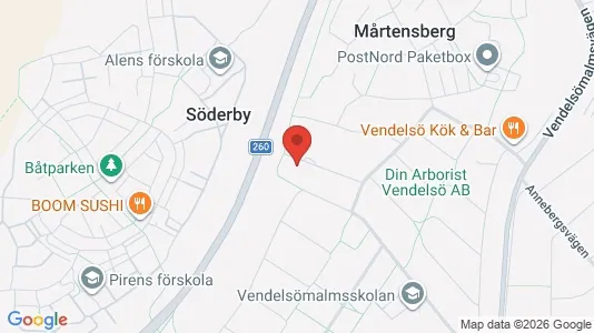 Lägenheter att hyra i Haninge - kort over placeringen