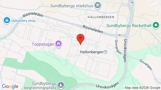 Lägenheter att hyra i Sundbyberg - kort over placeringen