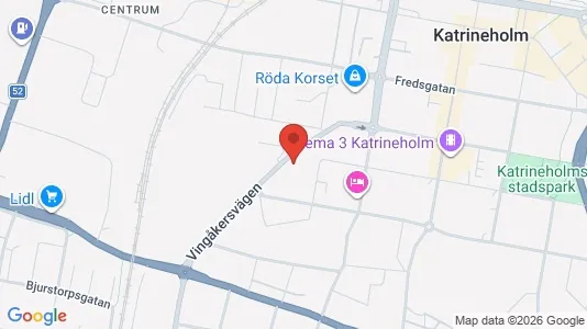 Lägenheter att hyra i Katrineholm - kort over placeringen