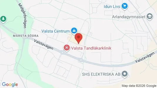 Lägenheter att hyra i Sigtuna - kort over placeringen