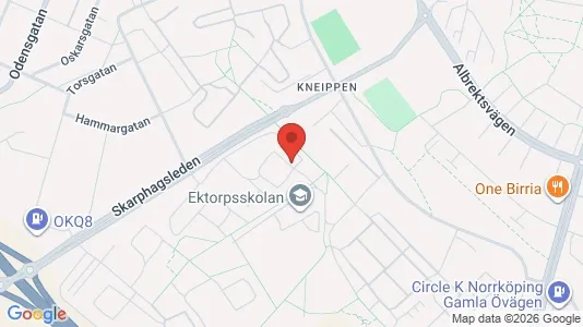 Lägenheter att hyra i Norrköping - kort over placeringen