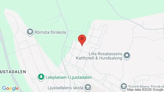 Lägenheter att hyra i Sundsvall - kort over placeringen