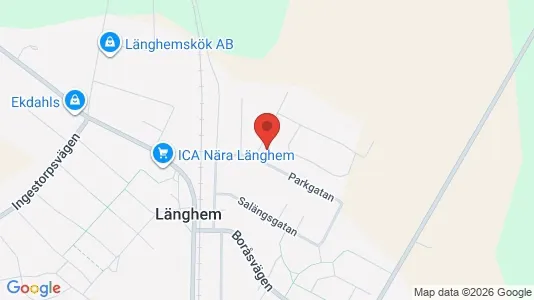 Lägenheter att hyra i Tranemo - kort over placeringen