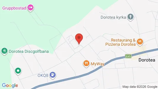Lägenheter att hyra i Dorotea - kort over placeringen