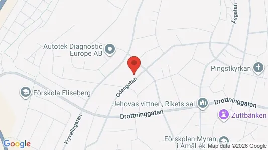 Lägenheter att hyra i Åmål - kort over placeringen