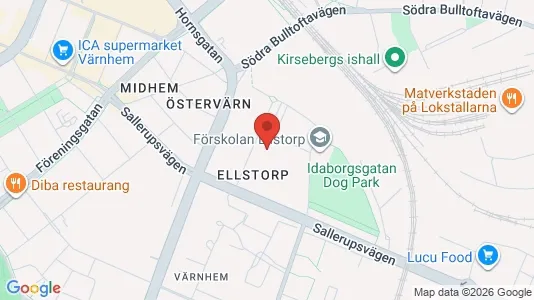 Lägenheter att hyra i Malmö Centrum - kort over placeringen
