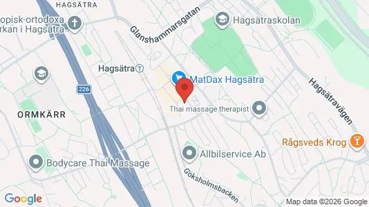 Lägenheter att hyra i Söderort - kort over placeringen