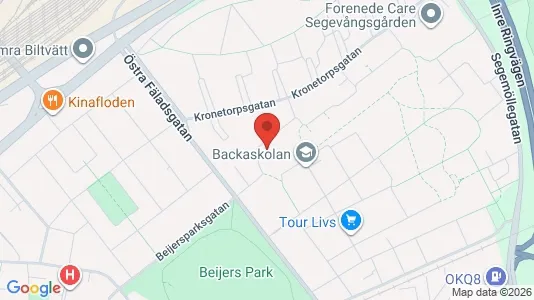 Lägenheter att hyra i Kirseberg - kort over placeringen