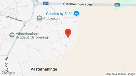 Lägenheter att hyra i Haninge - kort over placeringen