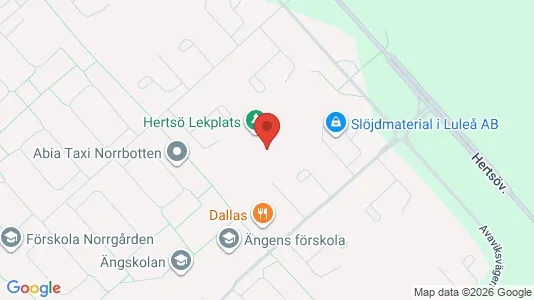 Lägenheter att hyra i Luleå - kort over placeringen