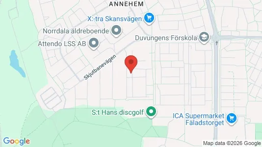 Lägenheter att hyra i Lund - kort over placeringen