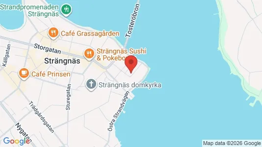 Lägenheter att hyra i Strängnäs - kort over placeringen