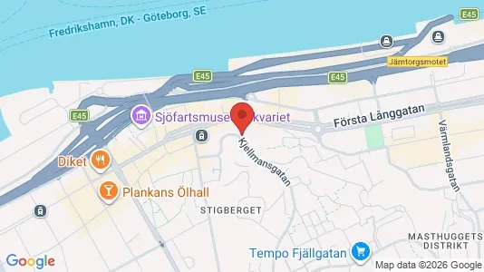 Lägenheter att hyra i Majorna-Linné - kort over placeringen