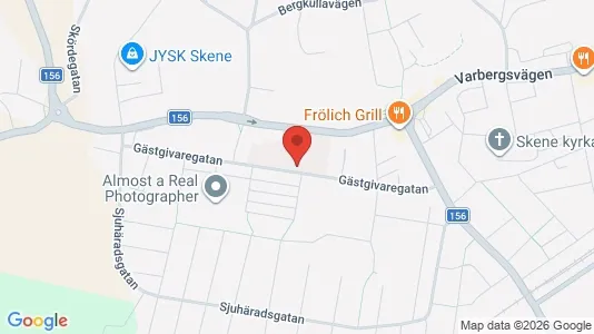 Lägenheter att hyra i Mark - kort over placeringen