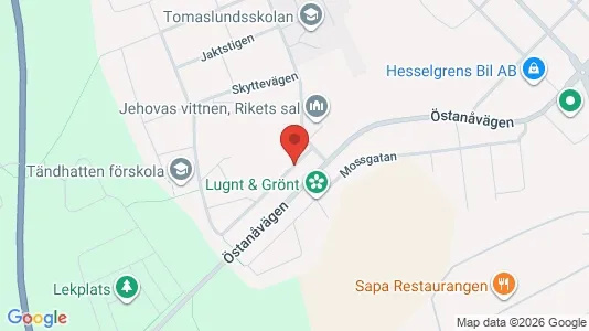 Lägenheter att hyra i Vetlanda - kort over placeringen