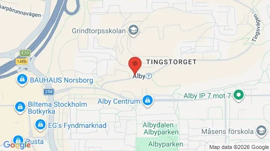 Lägenheter att hyra i Botkyrka - kort over placeringen