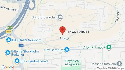 Lägenheter att hyra i Botkyrka - kort over placeringen