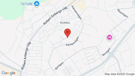 Lägenheter att hyra i Södertälje - kort over placeringen