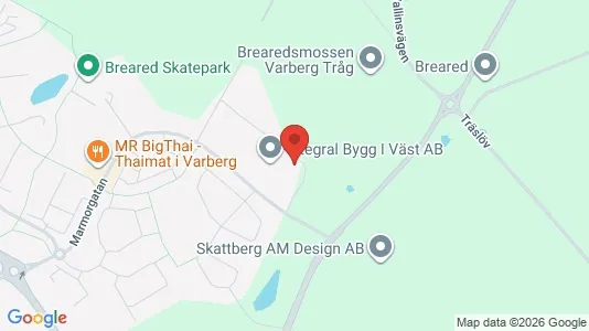 Lägenheter att hyra i Varberg - kort over placeringen