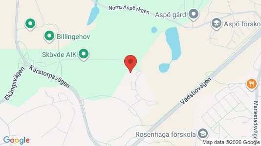 Lägenheter att hyra i Skövde - kort over placeringen