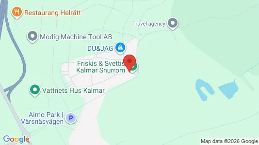 Lägenheter att hyra i Kalmar - kort over placeringen