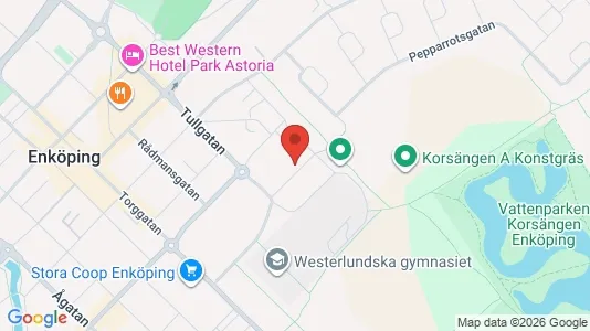 Lägenheter att hyra i Enköping - kort over placeringen