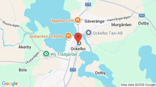 Lägenheter att hyra i Ockelbo - kort over placeringen