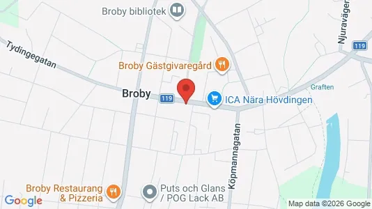 Lägenheter att hyra i Östra Göinge - kort over placeringen