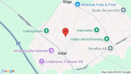 Lägenheter att hyra i Sundsvall - kort over placeringen