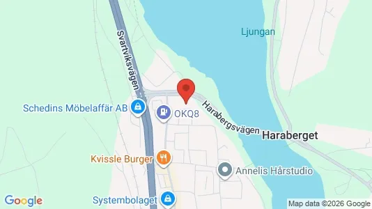 Lägenheter att hyra i Sundsvall - kort over placeringen