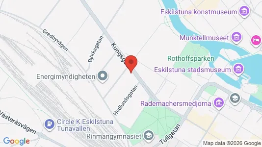 Lägenheter att hyra i Eskilstuna - kort over placeringen