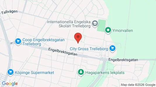 Lägenheter att hyra i Trelleborg - kort over placeringen