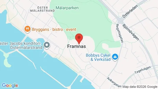 Lägenheter att hyra i Västerås - kort over placeringen