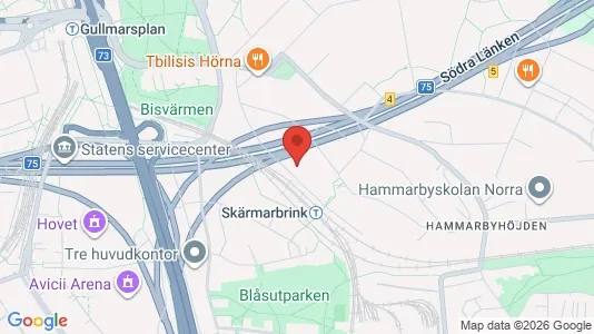 Lägenheter att hyra i Söderort - kort over placeringen