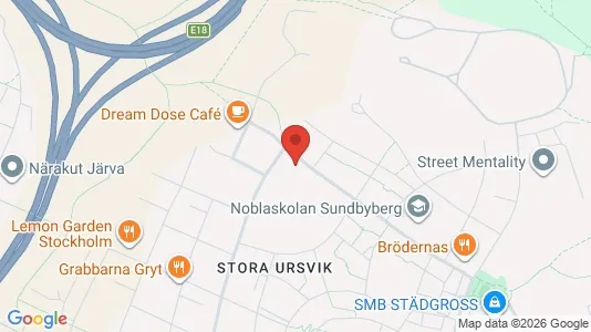 Lägenheter att hyra i Sundbyberg - kort over placeringen