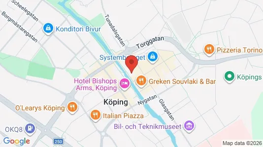 Lägenheter att hyra i Köping - kort over placeringen