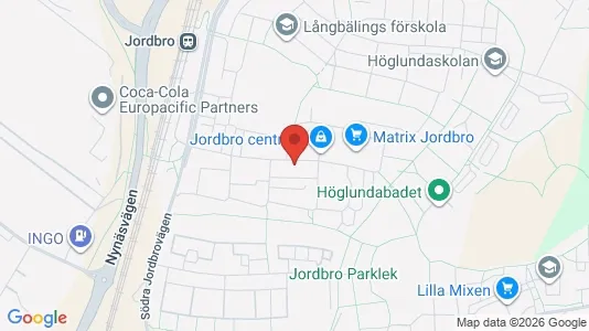 Lägenheter att hyra i Haninge - kort over placeringen