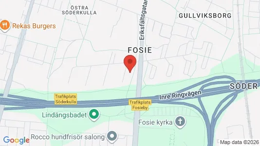 Lägenheter att hyra i Fosie - kort over placeringen