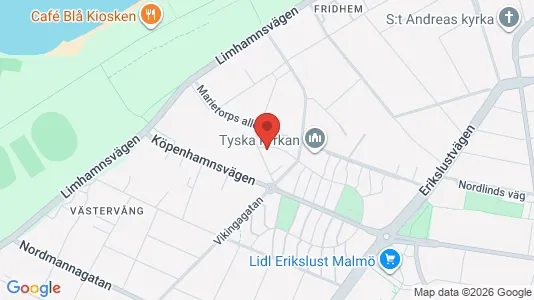 Lägenheter att hyra i Malmö Centrum - kort over placeringen