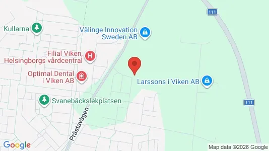Lägenheter att hyra i Höganäs - kort over placeringen