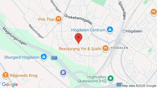 Lägenheter att hyra i Söderort - kort over placeringen
