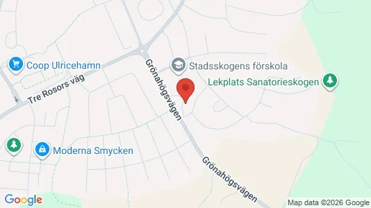 Lägenheter att hyra i Ulricehamn - kort over placeringen