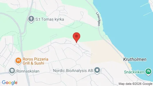 Lägenheter att hyra i Södertälje - kort over placeringen