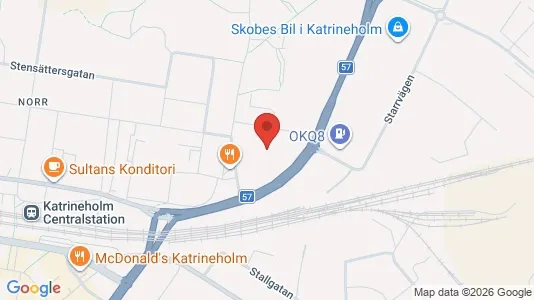 Lägenheter att hyra i Katrineholm - kort over placeringen