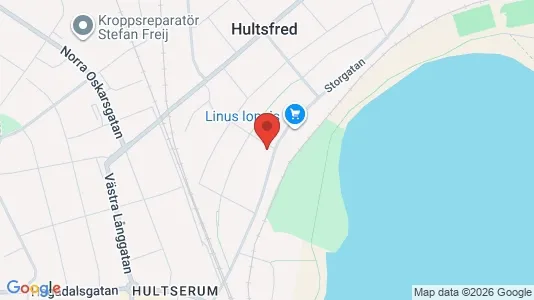 Lägenheter att hyra i Kalmar - kort over placeringen
