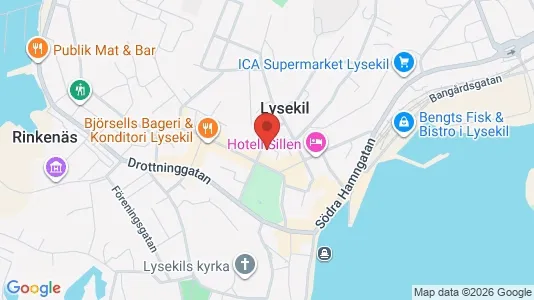Lägenheter att hyra i Lysekil - kort over placeringen