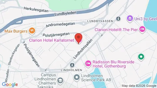Lägenheter att hyra i Lundby - kort over placeringen