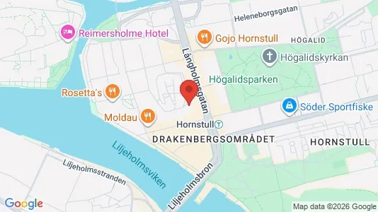 Lägenheter att hyra i Södermalm - kort over placeringen