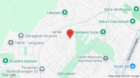 Lägenheter att hyra i Söderort - kort over placeringen